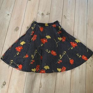 Modcloth Retro High-Waisted Skirt